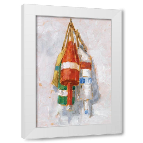 Boat Fenders I White Modern Wood Framed Art Print by Harper, Ethan