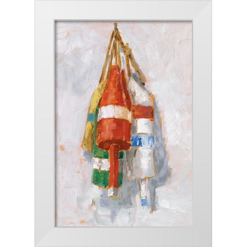 Boat Fenders I White Modern Wood Framed Art Print by Harper, Ethan