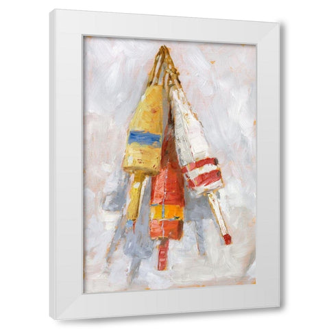 Boat Fenders II White Modern Wood Framed Art Print by Harper, Ethan