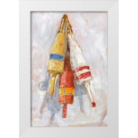 Boat Fenders II White Modern Wood Framed Art Print by Harper, Ethan