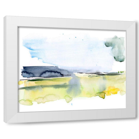 Paynes Gray Plains II White Modern Wood Framed Art Print by Parker, Jennifer Paxton