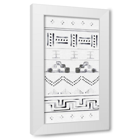 Paz II White Modern Wood Framed Art Print by Parker, Jennifer Paxton