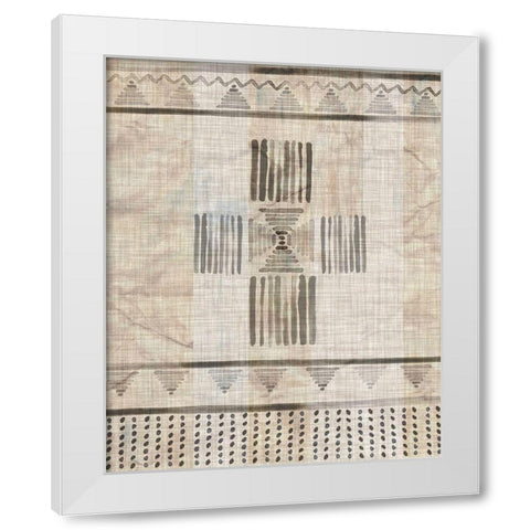 Moroccan Fringe I White Modern Wood Framed Art Print by Parker, Jennifer Paxton
