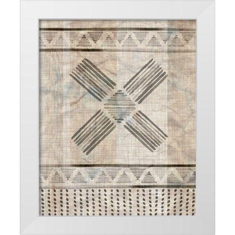 Moroccan Fringe I White Modern Wood Framed Art Print by Parker, Jennifer Paxton
