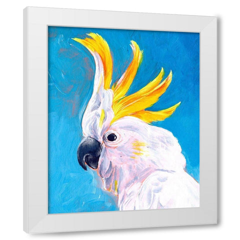 Neon Mohawk I White Modern Wood Framed Art Print by Parker, Jennifer Paxton