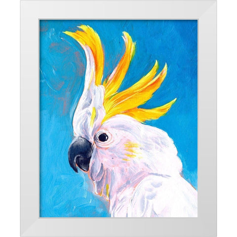 Neon Mohawk I White Modern Wood Framed Art Print by Parker, Jennifer Paxton