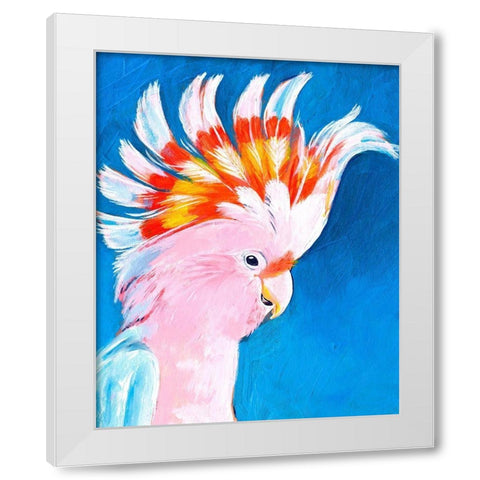 Neon Mohawk II White Modern Wood Framed Art Print by Parker, Jennifer Paxton