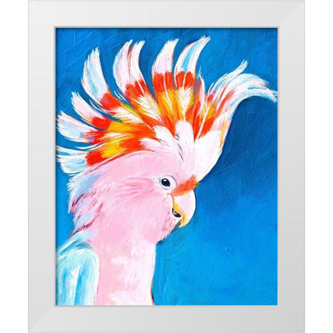 Neon Mohawk II White Modern Wood Framed Art Print by Parker, Jennifer Paxton