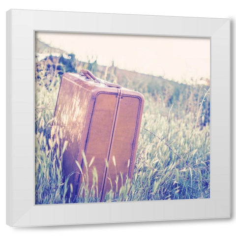 Vintage Office II White Modern Wood Framed Art Print by Brown, Thomas