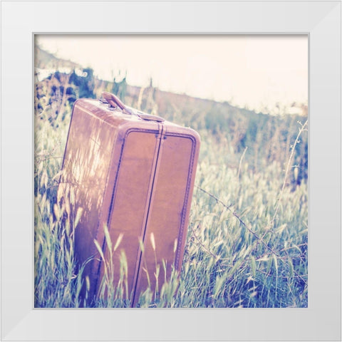 Vintage Office II White Modern Wood Framed Art Print by Brown, Thomas