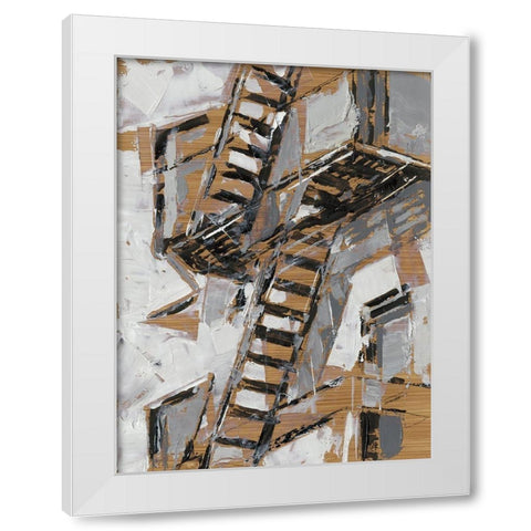 Escape II White Modern Wood Framed Art Print by Harper, Ethan