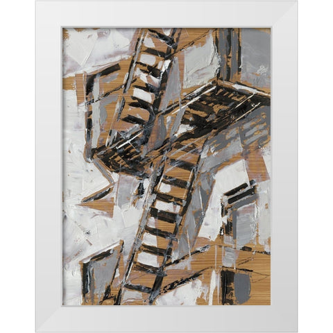 Escape II White Modern Wood Framed Art Print by Harper, Ethan