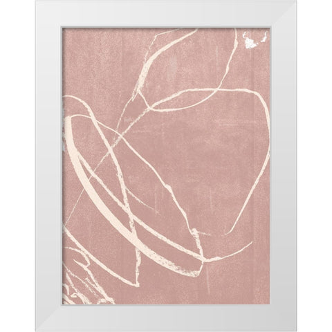 Tactile Reflex I White Modern Wood Framed Art Print by Parker, Jennifer Paxton
