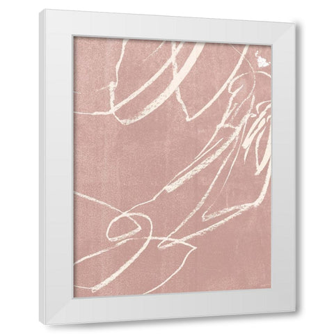 Tactile Reflex II White Modern Wood Framed Art Print by Parker, Jennifer Paxton