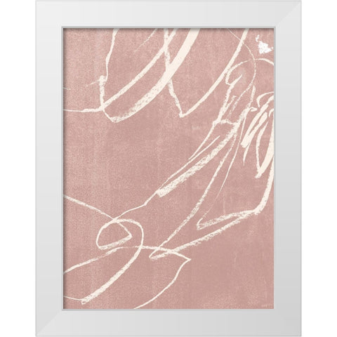 Tactile Reflex II White Modern Wood Framed Art Print by Parker, Jennifer Paxton