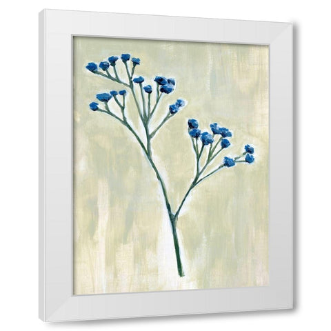 Neutral Stem I White Modern Wood Framed Art Print by Warren, Annie