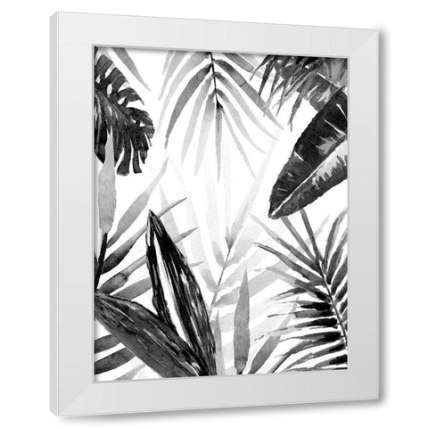 Jungle Walk I White Modern Wood Framed Art Print by Warren, Annie