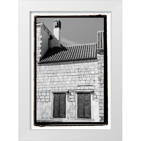 Dubrovnik, Croatia III White Modern Wood Framed Art Print by DeNardo, Laura