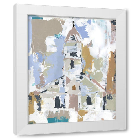 Sunday Chapel II White Modern Wood Framed Art Print by Warren, Annie
