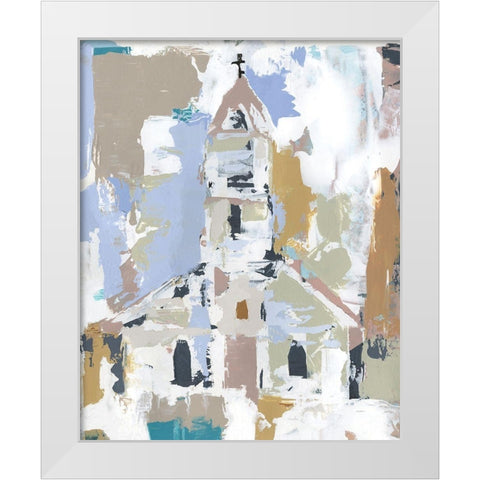 Sunday Chapel II White Modern Wood Framed Art Print by Warren, Annie