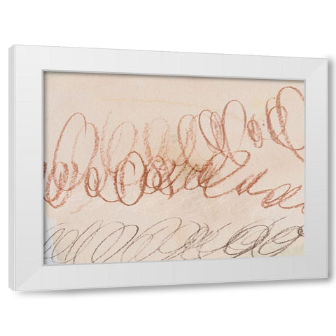 Squiggles II White Modern Wood Framed Art Print by Parker, Jennifer Paxton