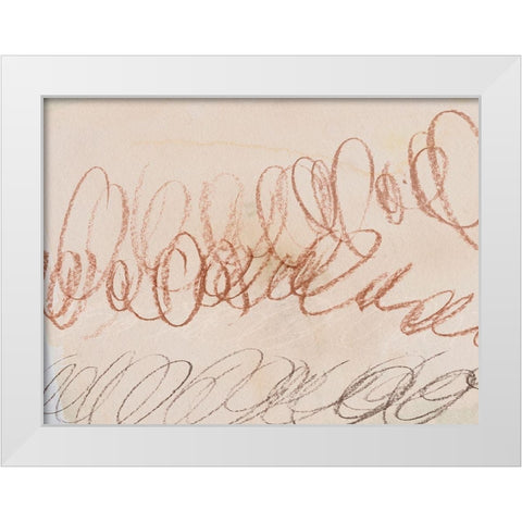 Squiggles II White Modern Wood Framed Art Print by Parker, Jennifer Paxton