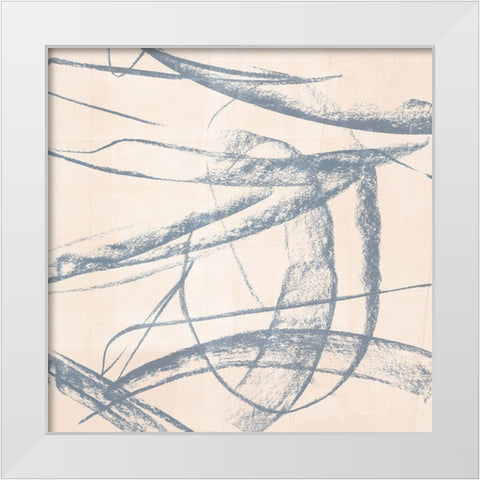 Open Weave I White Modern Wood Framed Art Print by Parker, Jennifer Paxton