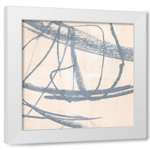 Open Weave II White Modern Wood Framed Art Print by Parker, Jennifer Paxton