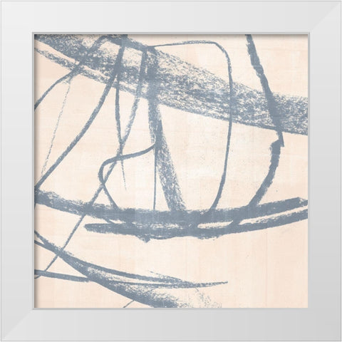 Open Weave II White Modern Wood Framed Art Print by Parker, Jennifer Paxton