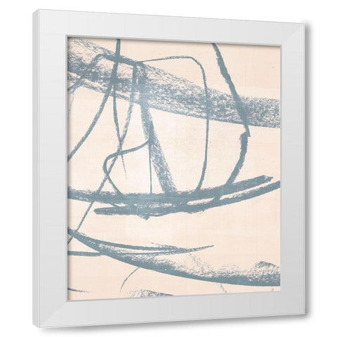 Open Weave III White Modern Wood Framed Art Print by Parker, Jennifer Paxton
