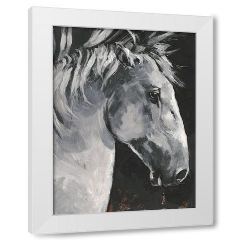 Tribeca Horse I White Modern Wood Framed Art Print by Parker, Jennifer Paxton