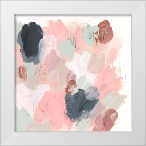 Ericas Bouquet I White Modern Wood Framed Art Print by Parker, Jennifer Paxton