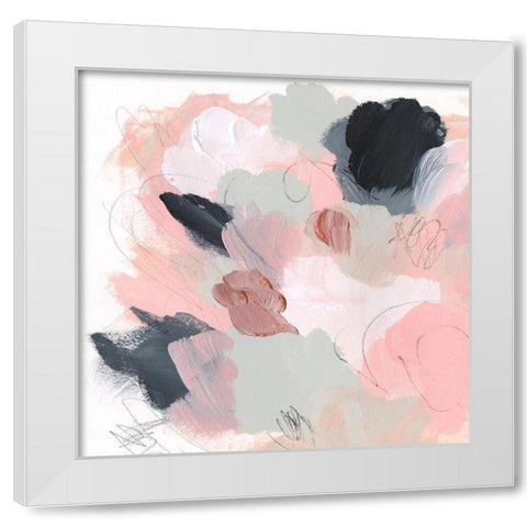Ericas Bouquet II White Modern Wood Framed Art Print by Parker, Jennifer Paxton