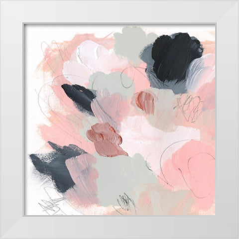 Ericas Bouquet II White Modern Wood Framed Art Print by Parker, Jennifer Paxton