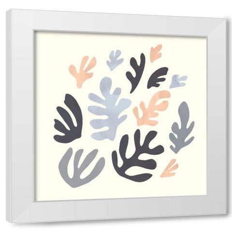 Sway II White Modern Wood Framed Art Print by Scarvey, Emma
