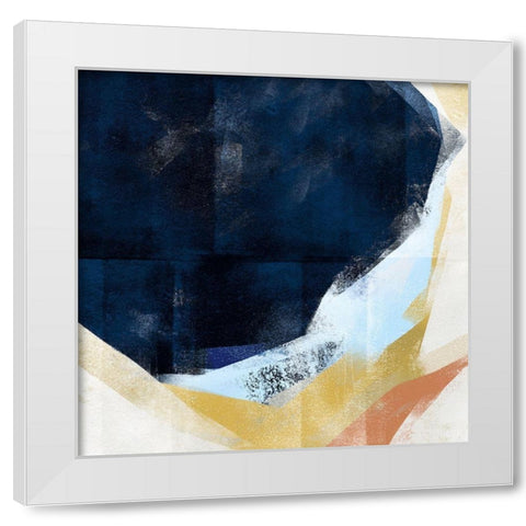 Splunking III White Modern Wood Framed Art Print by Scarvey, Emma