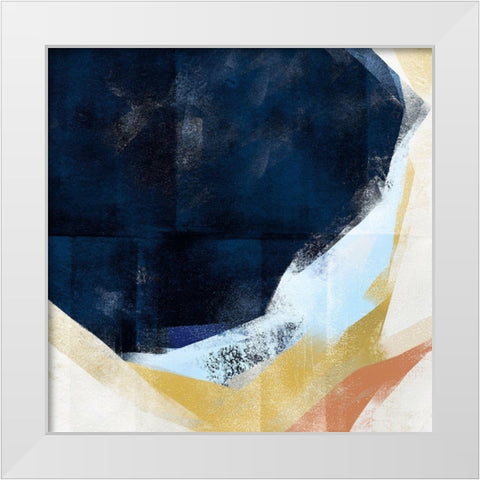 Splunking III White Modern Wood Framed Art Print by Scarvey, Emma