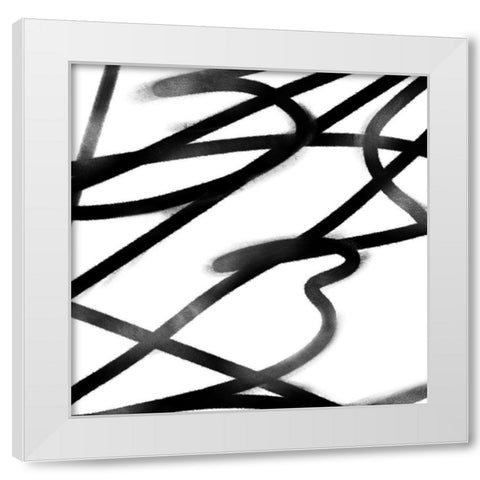Disarray I White Modern Wood Framed Art Print by Scarvey, Emma