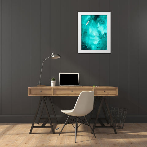 On the Outside I White Modern Wood Framed Art Print by Parker, Jennifer Paxton