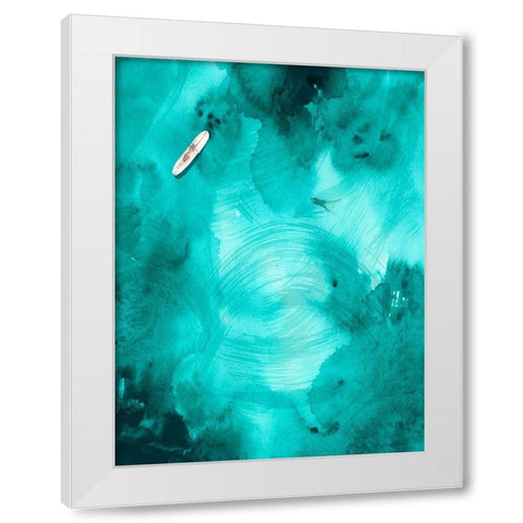 On the Outside I White Modern Wood Framed Art Print by Parker, Jennifer Paxton