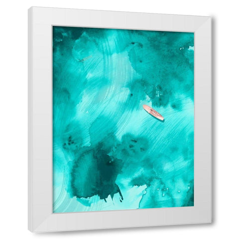 On the Outside II White Modern Wood Framed Art Print by Parker, Jennifer Paxton