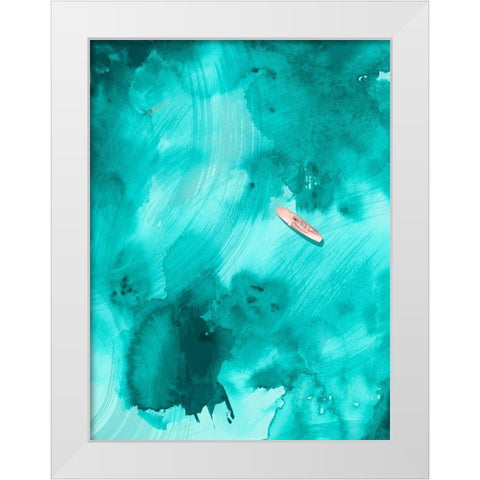 On the Outside II White Modern Wood Framed Art Print by Parker, Jennifer Paxton