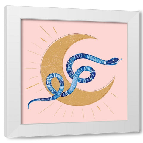 Elemental Earth I White Modern Wood Framed Art Print by Parker, Jennifer Paxton