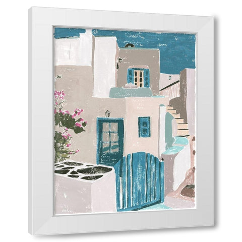 La Isla II White Modern Wood Framed Art Print by Wang, Melissa
