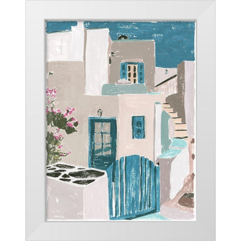 La Isla II White Modern Wood Framed Art Print by Wang, Melissa
