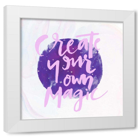 Magical Graduation I White Modern Wood Framed Art Print by Parker, Jennifer Paxton