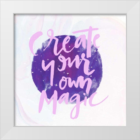 Magical Graduation I White Modern Wood Framed Art Print by Parker, Jennifer Paxton