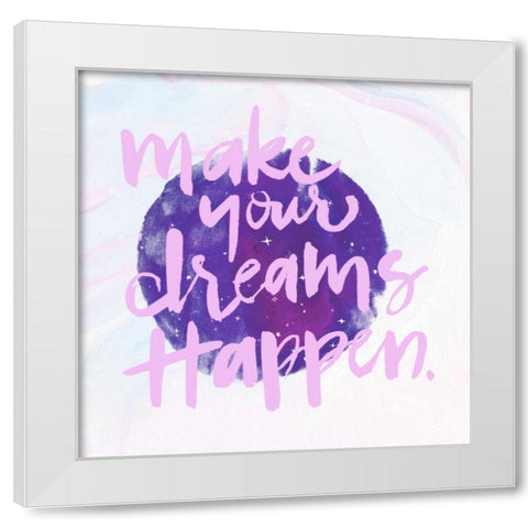 Magical Graduation II White Modern Wood Framed Art Print by Parker, Jennifer Paxton