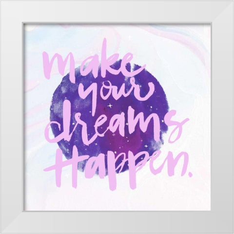 Magical Graduation II White Modern Wood Framed Art Print by Parker, Jennifer Paxton