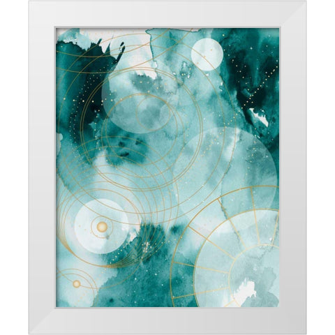 Magical Graduation Stars I White Modern Wood Framed Art Print by Parker, Jennifer Paxton